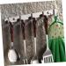 Mikikit 3pcs 5 Kitchen Hooks Pegs Coat Hangers Over The Door Hangers Wall Clothes Hangers - Buy Online on GoSupps.com