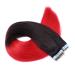 Tape in - On hair extensions - # 1b/red ombre - 40cm - 50 tresses each 4cm wide/2.5g - 100% remy real hair hair extension/extent with adhesive tape Tress by Novon Hair Extentions