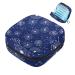 Storage bags for women's bandages aesthetic dark blue dandelion portable menstrual pad panty liner tampons women's bandages storage holder for women school office multicolored 03