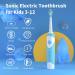 WHITOP ED07 Sonic Electric Toothbrush for Kids | Rechargeable, 3 Modes, Smart Timer | Wireless Charging Children's Electronic Tooth Brush | 70 Days Battery Life | Blue - Buy Online on GoSupps.com