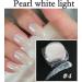 Turlyxie 2 White Chrome Powder - Pearl Shimmer Chrome Glazed Donut Nail Set - Buy Online on GoSupps.com