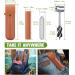 Survival Settlers Tool: Bushcraft Hand Auger Wrench for Camping - Wood Auger Drill Bit & Peg Maker Multi Tool with Sheath - Buy Online on GoSupps.com