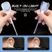 Ear Pick with Light and Cotton Swab - Ear Wax Cleaner Tool Set (Sky-Blue) | Ear Wax Remover Supplies - Buy Online on GoSupps.com
