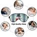 Buy SSIMOO Christmas Snowman Print Eye Mask | Double-Sided Soft Light Blocking Sleep Mask | Enhance Sleep Quality International Shipping - Buy Online on GoSupps.com