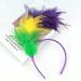 MWOOT Feather Headband 1920s Fascinator Headwear Purple Yellow Green Feather Headpiece Hair Accessories for Cocktail Wedding Tea Party  - Buy Online on GoSupps.com