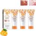 Gel exfoliant exfoliant pour le visage pour femme gel claircissant et claircissant gommage l'orange pour le visage des femmes r duit les taches de peau nettoyage en profondeur et lissage pour 3 pi ces.