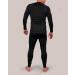 Basic Treasure Thermal Underwear Set for Men | Winter Ski Wear | Warm Thermal Shirt & Long Underpants | Functional XL Black & Blue - Buy Online on GoSupps.com