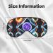 Silky Cosmic Stars Sleep Masks - Soft Satin Eye Cover & Blindfold for Travel | Perfect for Men & Women - Silent Night Stars - Buy Online on GoSupps.com