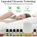 Ceramic Electric Aroma Diffuser with 6 Essential Oils Gift Set - 7 Colors LED Light - 4 Timers Modes - 100ml Waterless Auto-Off Diffuser for Home/Office/Spa - Buy Online on GoSupps.com