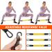 Yellow Ankle Resistance Bands Set for Glutes & Legs Workout - Home Gym Exercise Equipment for Women & Men - Buy Online on GoSupps.com