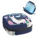 GIAPB Period Bag Sanitary Napkin Storage Bag Period Pouch Travel Makeup Bag Cartoon Plant Alpaca Color2531