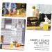 Zerodeko 1pc Glass Oil Bottle Soy Sauce Glass Olive Oil Bottle Oil Vinegar Jar Salad Oil Dispenser Household Oil Bottle Kitchen Glass Seasoning Bottle Liquid Oil Filter Pot Simple 26X5.8CM Transparent - Buy Online on GoSupps.com
