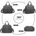 Kono Large Weekender Baby Changing Bag | Stylish Mom and Dad Travel Nappy Tote | Convertible Messenger with Insulated Pockets - Dark Grey - Buy Online on GoSupps.com