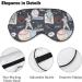 Light-Blocking Sleep Mask for Baseball Players | Comfortable Adjustable Blindfold Eye Cover for Women & Men | Team Sports Eye Masks - Buy Online on GoSupps.com