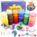 Yoimisk Air Dry Clay Kits - 36 Colors Ultra Light Magic Modeling Clay  Safe & Non-Toxic  Great Gift for Kids