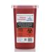 Medical Sales Supply 1 Quart Size Sharps and Needle Container. Integrated Needle unwinder