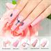 Clear Pink Solid Builder Gel for Nail Extension - Dual Form Flower Nail Art - 14g - Non-Stick & Hard Gel - DIY Nail Salon at Home - Buy Online on GoSupps.com