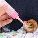 Jeanoko 2PCS 30ML Baby Bottle Feeder for Small Pets - Pink | Hamsters, Hedgehogs, Squirrels, Chinchillas | Nursing Feeding Water Milk for Newborns - Buy Online on GoSupps.com