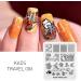 KADS Nail Stamping Plate TR006 - DIY Manicure Stencil Tools - Buy Online on GoSupps.com