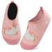 Kyopp bathing shoes children water shoes girls boys aqua barefoot non-slip for sea swimming surf beach baby 20/21 eu 2024 unicorn pink