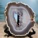 Amethyst Rough Stone Amethyst Agate Stone Slab Raw Minerl Gem Geode Home Decor Wicca Witchcraft - Buy Online on GoSupps.com