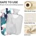 Hot Water Bottle with Cactus Flowers Cover - 2L Pain Relief & Bed Warmer - Buy Online on GoSupps.com