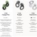 Loop Engage Plus Earplugs - Low Noise Reduction for Conversations & Social Events - Noise Sensitivity Earplug Attachments + Accessories - SNR 16dB - Green - Buy Online on GoSupps.com