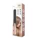 Kensie ION+ Ceramic Tourmaline 1" Inch Flat Iron Hair Straightener (Black/Rose Gold)
