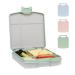 Ubbi Bento Lunch Box for Kids with 4 Compartments BPA-Free Leakproof Dishwasher Safe Food-Safe Material Lunch Container Sage Green Sage Bento Box
