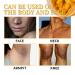 Turmeric Brightening Body Scrub for Dark Inner Thighs, Bikini Area & Underarms - Sea Salt Exfoliation for Hyperpigmentation Treatment & Dark Spots (1PC) - Buy Online on GoSupps.com