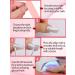 EBANKU 20 PCS Semi Cured Gel Nail Strips - Full Wraps Adhesive Stickers with Nail File and Stick | UV/LED Lamp Required - #6 - Buy Online on GoSupps.com