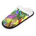 Mnsruu Hummingbird Flower Blossom Slippers for Men & Women | Multicolor Festival & Spa Home Slippers (UK 8-11) - Buy Online on GoSupps.com