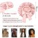 YANIBEST Satin Bonnet for Sleeping - Double Layer Silk Lined Hair Cap, Tie Band - Large Blush Pink - Black Women's Satin Bonnet - Buy Online on GoSupps.com