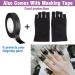 SYJINHUASY 2 Pairs Anti UV Gloves for Nail Lamp Light UPF50+ UV Protection Gloves for Manicures Ultra Thin Fingerless Glove Nail Art Skin Care Anti UV Glove Protect Hands from UV Harm (Black) - Buy Online on GoSupps.com