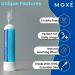 MOXE VaporEase Portable Nasal Inhaler On-The-Go Non-Medicated Made in USA Soothing and Refreshing Vapors Menthol Scent 3 Pack VaporEase 3 Pack - Buy Online on GoSupps.com