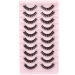 suzmei Eyelashes Russian Lashes D Volume Natural Puff 3D Effect Mixed False eyelashes 10 pairs