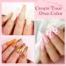 COSCELIA Acrylic Powder for Nails - Nude 120g | 3D Nail Extensions No Lamp Needed - Premium Quality Acrylic Nail Supplies - Buy Online on GoSupps.com