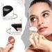 QLines Powder Puff 4 Pcs - Triangle Powder Puffs - Soft & Resuable Foundation Makeup Sponge with Silky Ribbon - Perfect for Pressed and Loose Powder Dry & Wet Makeup Black & White 4Pcs - Buy Online on GoSupps.com