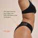 Snuggs Lace Letter Menstrual Underwear | Thin Absorbent Periods Underwear for Heavy Flow | Sustainable EU-Made Recycled Nylon | Eco-Friendly Alternative to Tampons - Buy Online on GoSupps.com