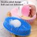 Maxin Silicone Body Scrubber - 2-Piece Shower & Tub Brush Set for Face & Body Perfect for Skin Peeling & Foaming Bathing - Pink & Blue - Buy Online on GoSupps.com