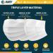 Buy SAM Self Adhesive Masks - 50 Individually Wrapped 3-Ply Face Coverings with Wet Wipe for Global Shipping - Buy Online on GoSupps.com