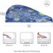 Glowing Moon & Starry Oil Painting Dry Hair Cap Set | Quick Drying Towel & Button Headband | Super Absorbent & Soft - Buy Online on GoSupps.com