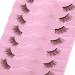 ALICE 1 Natural Cat Eye 3D Curl Half Strip Mink False Lashes - 7 Pairs Pack for Soft, Wispy, Natural Look - Buy Online on GoSupps.com