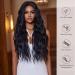 Esmee Long Wavy Black Wig - Natural Heat Resistant Synthetic Hair for Women | Best for International Shipping - Buy Online on GoSupps.com