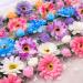 SnailGarden 6Pcs Adjustable Floral Headbands - Rose Flower Crown Wreath for Women, Girls, Teens - Bridal Halo Garland Headpiece with Ribbon for Birthday Party - Buy Online on GoSupps.com