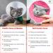 SunGrow Soft Cat Recovery Cone Collar for Easy Nail Cutting - Pink Polka (S 7.5-9 Neck) - Buy Online on GoSupps.com