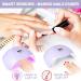 Roexun 168W UV LED Nail Lamp - Portable USB Nail Dryer for Gel Polish with Auto Sensor & 4 Timer Settings | Perfect for Fingernail & Toenail Care - Buy Online on GoSupps.com
