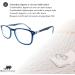 Venice Eyewear Blue Light Filter Reading Glasses +2.5 Dioptria - Anti-Blue Light Computer Glasses for Men Women & Gamers (1 Pack) - Buy Online on GoSupps.com