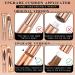 HOSAILY 2Pcs Contour Beauty Wand Liquid Contour & Highlighter Stick Set | Long-Lasting Blendable Cream Contour Stick with Cushion Applicator | Liquid Bronzer & Face Illuminator Makeup (03+05) - Buy Online on GoSupps.com