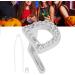 Halloween False Teeth Hip Hop Fake Teeth Plating English Letter D Teeth Brace Cosplay Halloween Party Teeth Decoration Jewelry Halloween Dentures Ornaments Accessories (Silver) - Buy Online on GoSupps.com